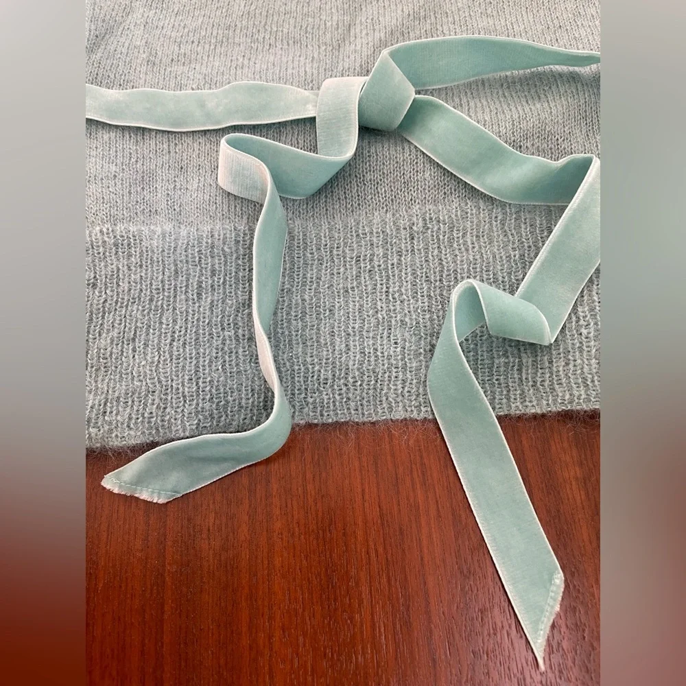 Vintage Banana Republic Soft Blue Mohair Knit Camisole - Picture 5 of 10